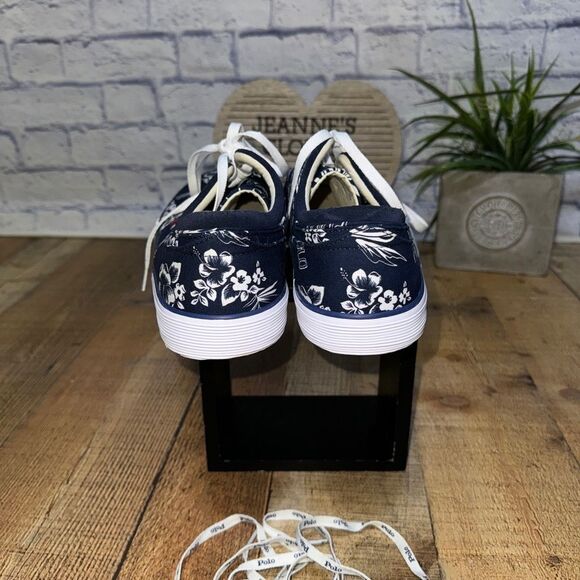 Ralph Lauren Mens Faxon low Oval Mesh Trainers - Picture 4 of 12